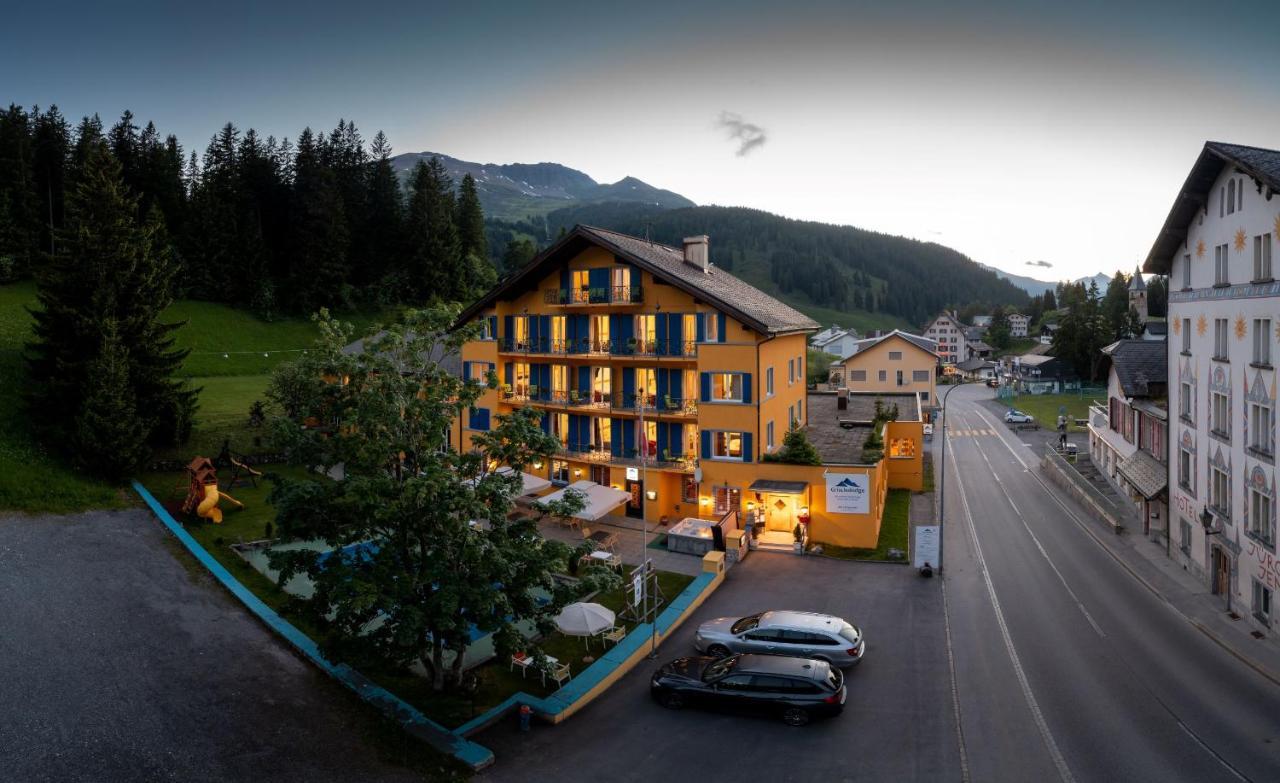 Grischalodge Das Hotel Mit Bergblick Seit 1929 - Schlicht, Preiswert Und Mit Einem Touch Nostalgie Parpan Esterno foto